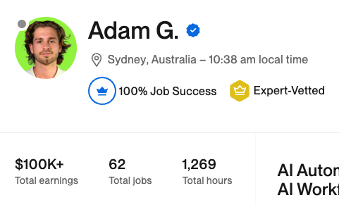 Upwork Profile